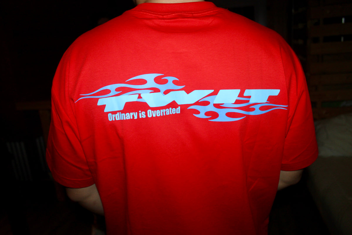 Flirt Alert red TWIT summer 2026 t-shirts