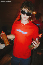 FLIRT ALERT red t-shirts